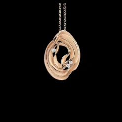 Camilli Pendant Dune 18ct Orange and Apricot Gold with Diamonds