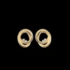 Cammilli Firenze Icon Earrings 18ct Yellow Sunrise Gold with Diamonds
