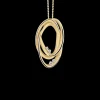 Cammilli Firenze Icon Necklace 18ct Yellow Sunrise Gold with Diamonds