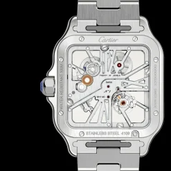 Cartier Santos de Cartier Skeleton Large WHSA0015