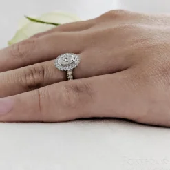 Cluster 0.50ct F VS2 Diamond Yellow Gold/Platinum Ring