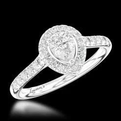 Cluster 0.20ct G VS Diamond Platinum Ring