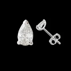 1.00ct Diamond Platinum Earrings