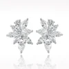 4.91ct Diamond Platinum Earrings