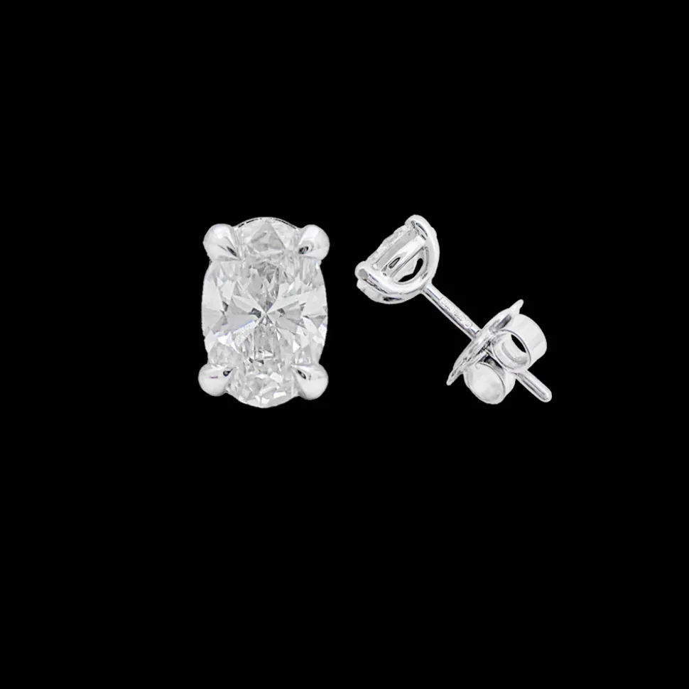 0.40ct Diamond Platinum Earrings