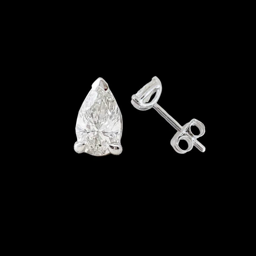 0.40ct Diamond Platinum Earrings