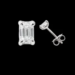 0.40ct Diamond Platinum Earrings
