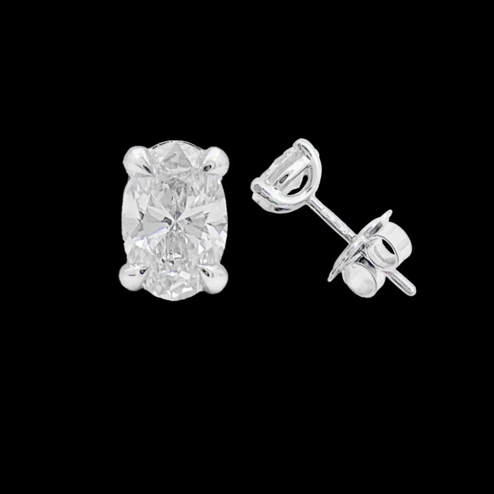 0.82ct Diamond Platinum Earrings