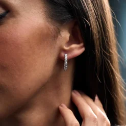 1.16ct Diamond Platinum Earrings