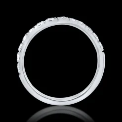 0.78ct Diamond Platinum Medium Curved Ring