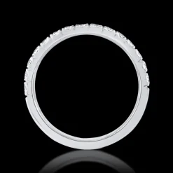 0.45ct Diamond Platinum Soft Curved Ring