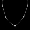 0.45ct Diamond Silver Necklace