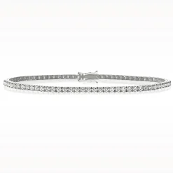 2.10ct Diamond White Gold Bracelet
