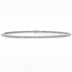 1.00ct Diamond White Gold Bracelet