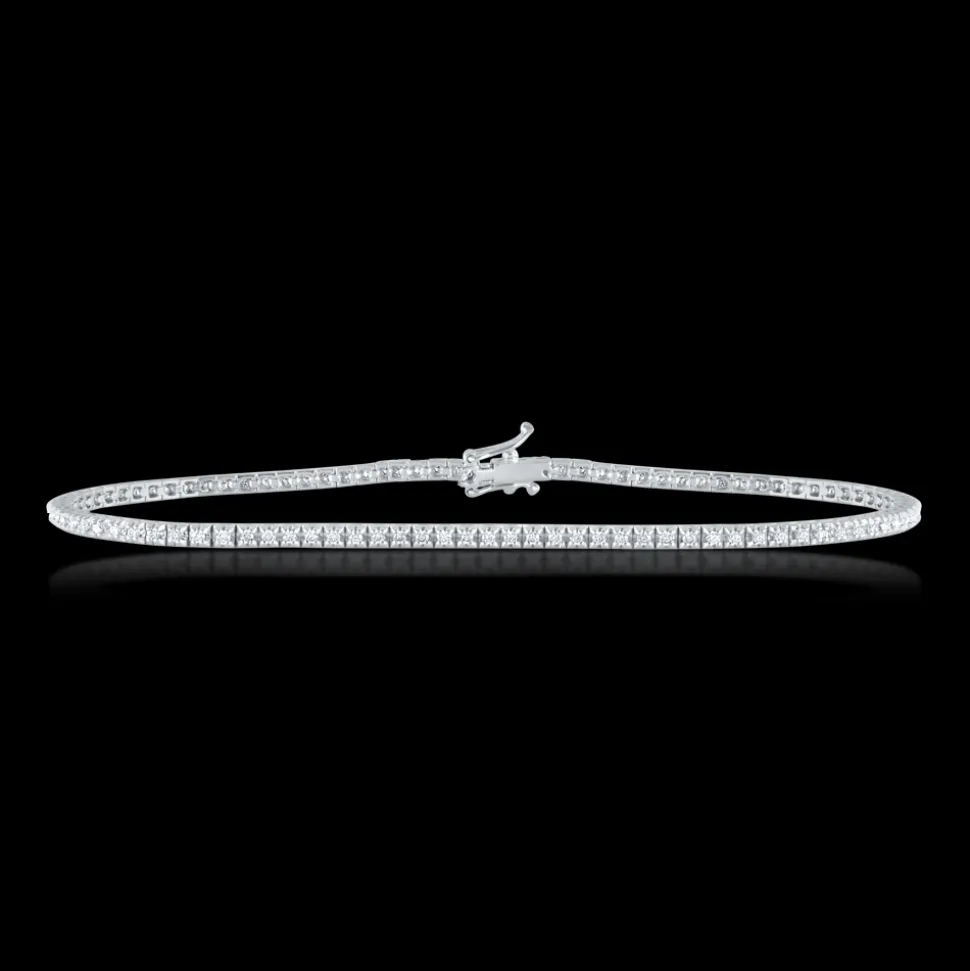 0.50ct Diamond White Gold Bracelet
