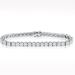 12.78ct Diamond White Gold Bracelet