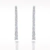 0.93ct Diamond White Gold Earrings