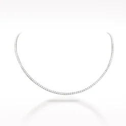6.05ct Diamond White Gold Necklace