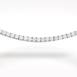 6.05ct Diamond White Gold Necklace