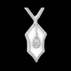 0.68ct Diamond White Gold Pendant