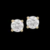 0.30ct Diamond Yellow Gold Earrings