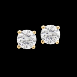 0.50ct Diamond Yellow Gold Earrings