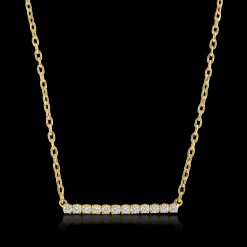 0.30ct Diamond Yellow Gold Necklace