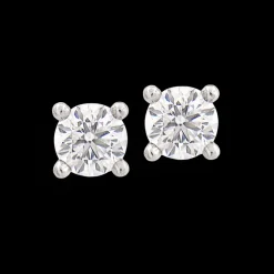 0.40ct E VS2 Diamond Platinum Earrings