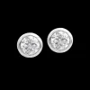 0.60ct G SI1 Diamond Platinum Earrings