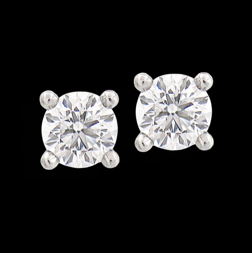 1.40ct G SI1 Diamond Platinum Earrings