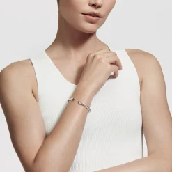 David Yurman Cable Classic Bracelet with Black Onyx and 14ct Gold