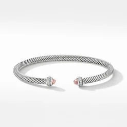 David Yurman Cable Classic Collection Bracelet with Morganite