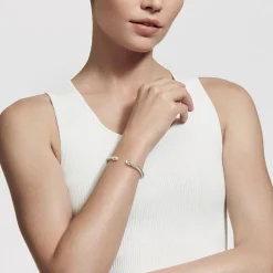 David Yurman Cable Classic Collection Bracelet with Pearl