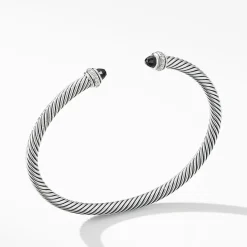 David Yurman Cable Classic Collection® Bracelet with Black Onyx and Diamonds