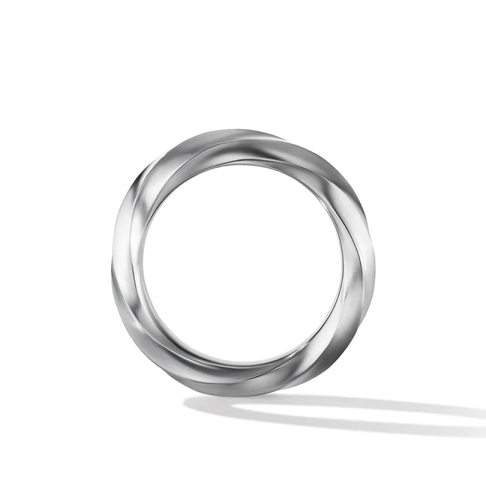 David Yurman Cable Edge™ Band Ring in Recycled Sterling Silver