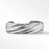 David Yurman Cable Edge Cuff Bracelet in Recycled Sterling Silver