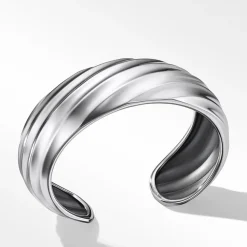 David Yurman Cable Edge™ Cuff Bracelet in Recycled Sterling Silver