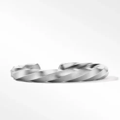 David Yurman Cable Edge™ Cuff Bracelet in Recycled Sterling Silver