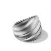 David Yurman Cable Edge™ Saddle Ring in Recycled Sterling Silver