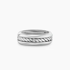 David Yurman Cable Inset Band Ring