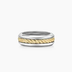 David Yurman Cable Inset Band Ring