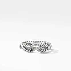 David Yurman Cable Loop Ring with Diamonds