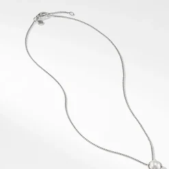 David Yurman Chatelaine Pendant Necklace with Pearl