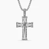 David Yurman Chevron Cross Pendant