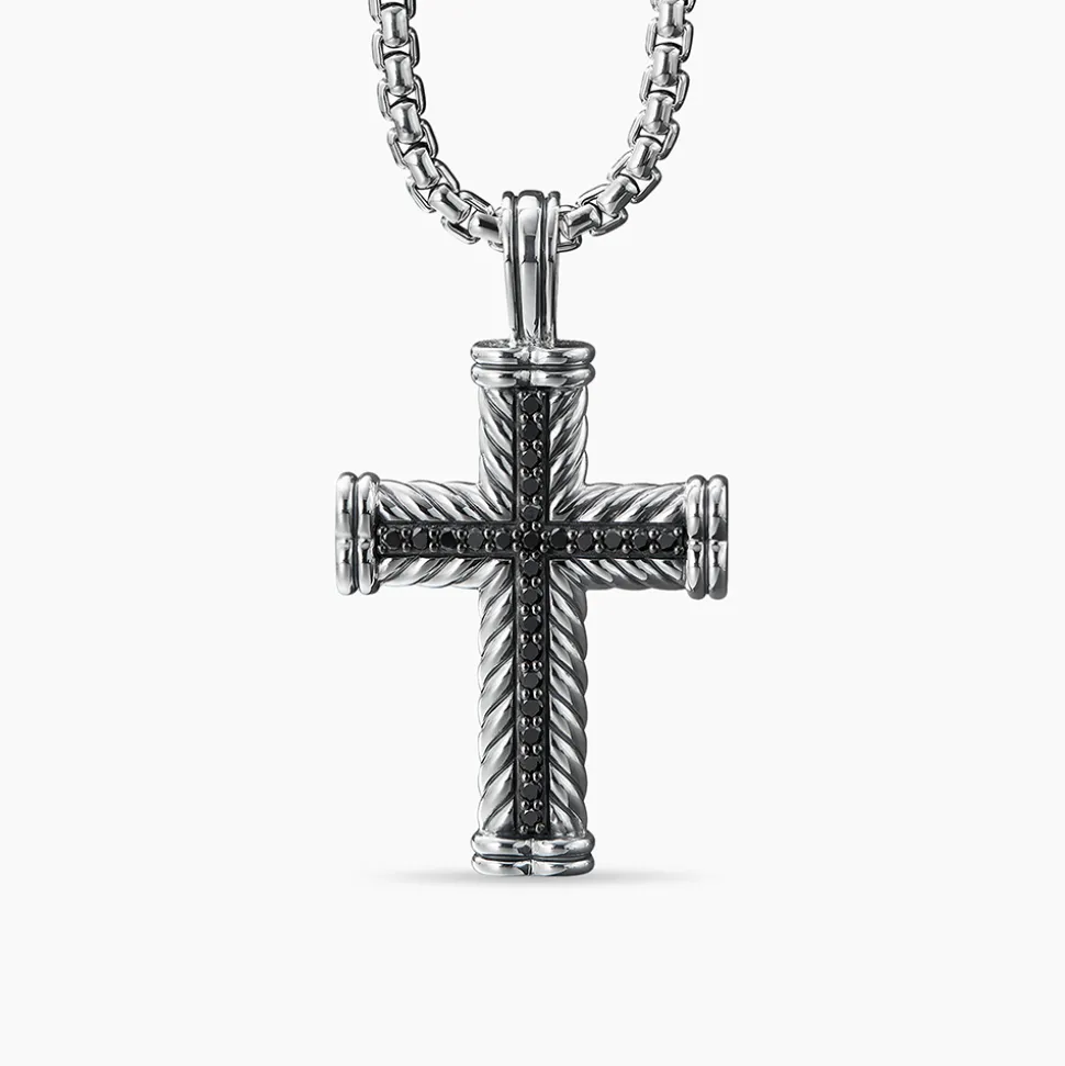 David Yurman Chevron Cross Pendant