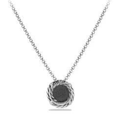 David Yurman Châtelaine® Pendant Necklace with Blue Topaz