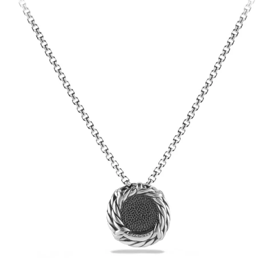 David Yurman Châtelaine® Pendant Necklace with Blue Topaz