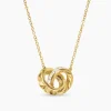 David Yurman Crossover Trio Chain Necklace