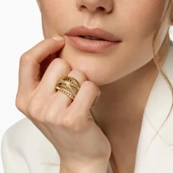 David Yurman Crossover Trio Six Row Ring
