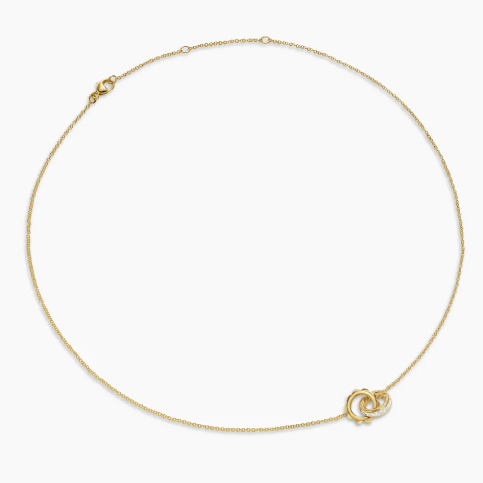 David Yurman Crossover Trio Chain Necklace